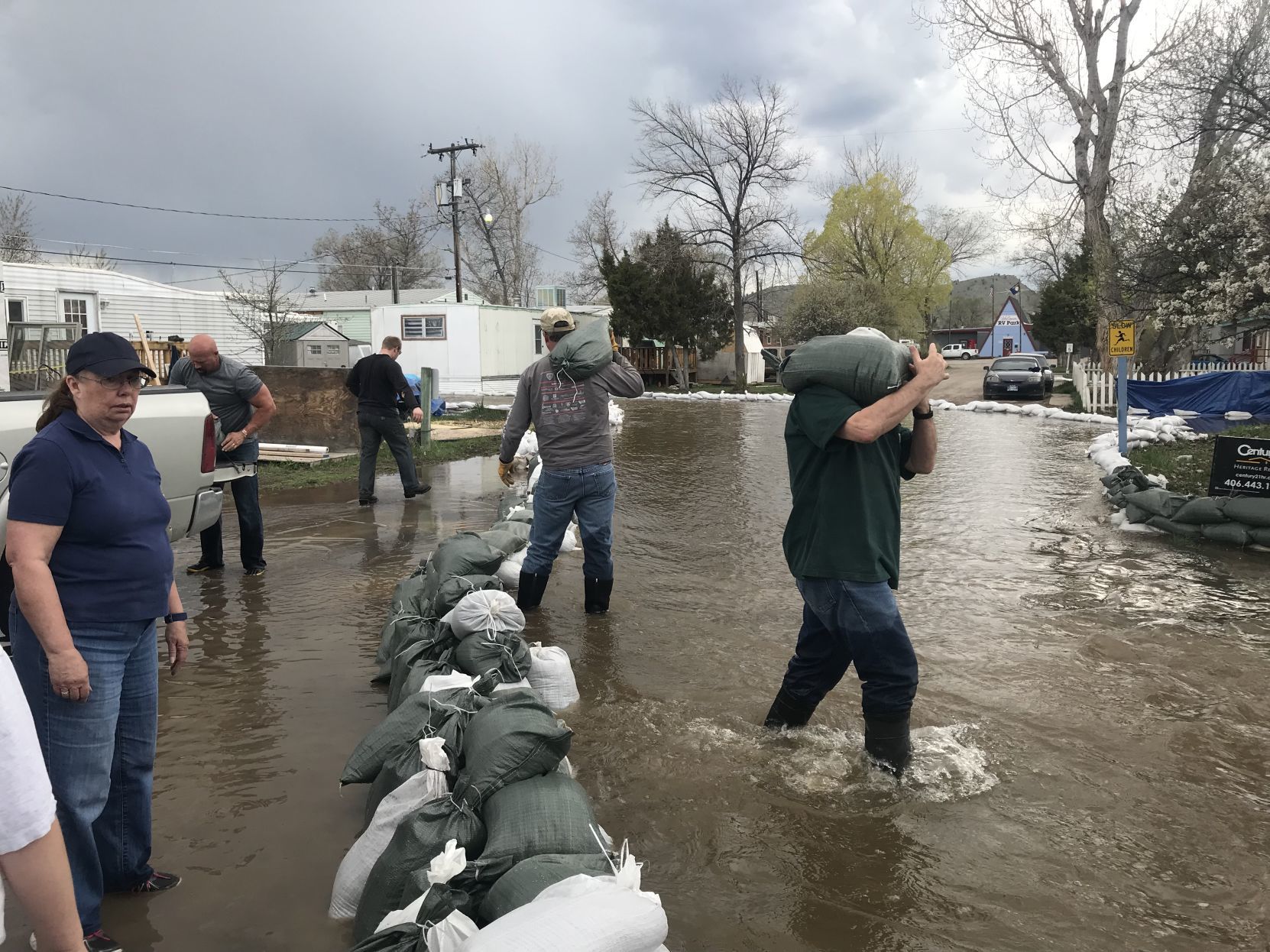 Helena Campground and RV Park flooding